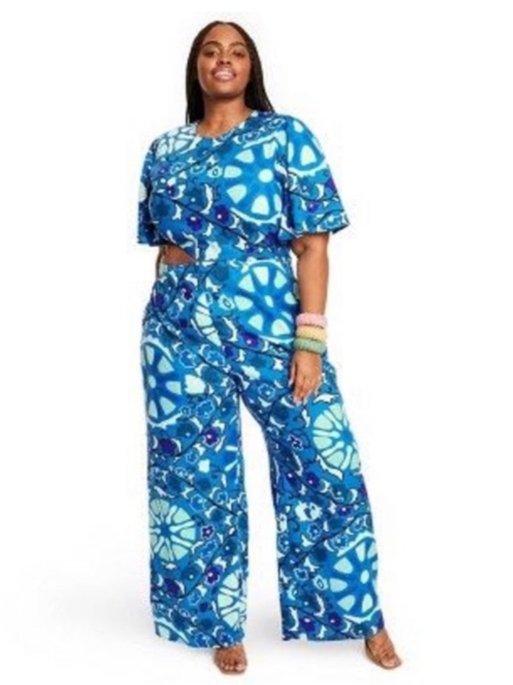 RHODE X Target Zinnia Floral Print Cutout Jumpsuit